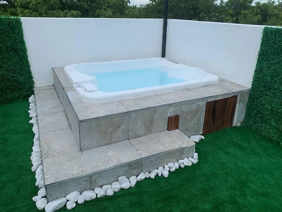 Vila Casa Nah Ha' Con Jacuzzi, Jardin Y Alberca Playa del Carmen Prázdninový dům